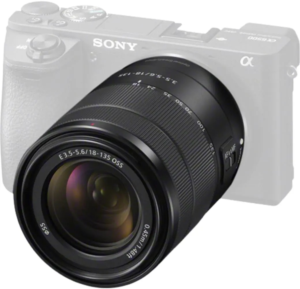 Sony E 18-135mm/3.5-5.6 OSS schwarz (SEL18135) Ø55
