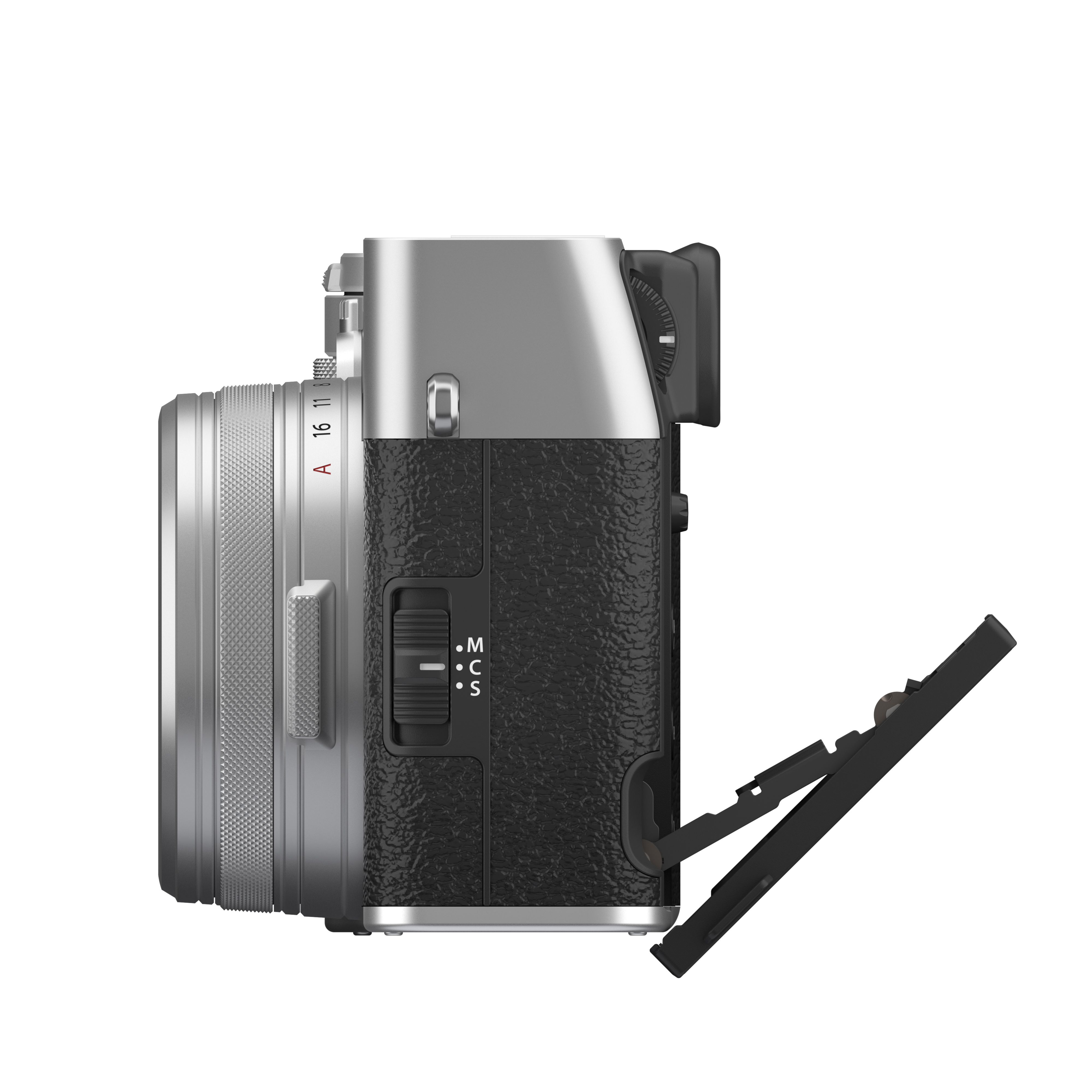 Fujifilm X100VI silver Set inkl. JJC Delux Button + HaidaClear Filter + Haida L-Shaped Hand Grip + Haida Blende silber | Edelkompaktkamera 40,2MP, Festbrennweite 23mm/2,0 4547410528282