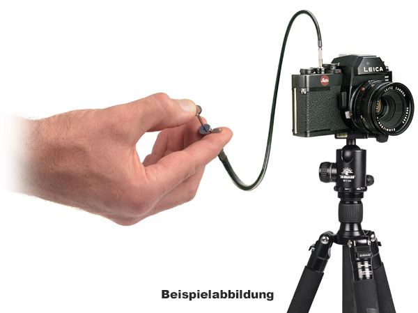 Kaiser Drahtauslöser 50 cm Länge, mit Feststell-Schraube Schraube