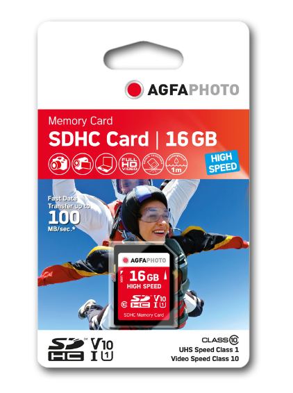 AgfaPhoto 16GB SDHC-Karte Class10 4250255101694