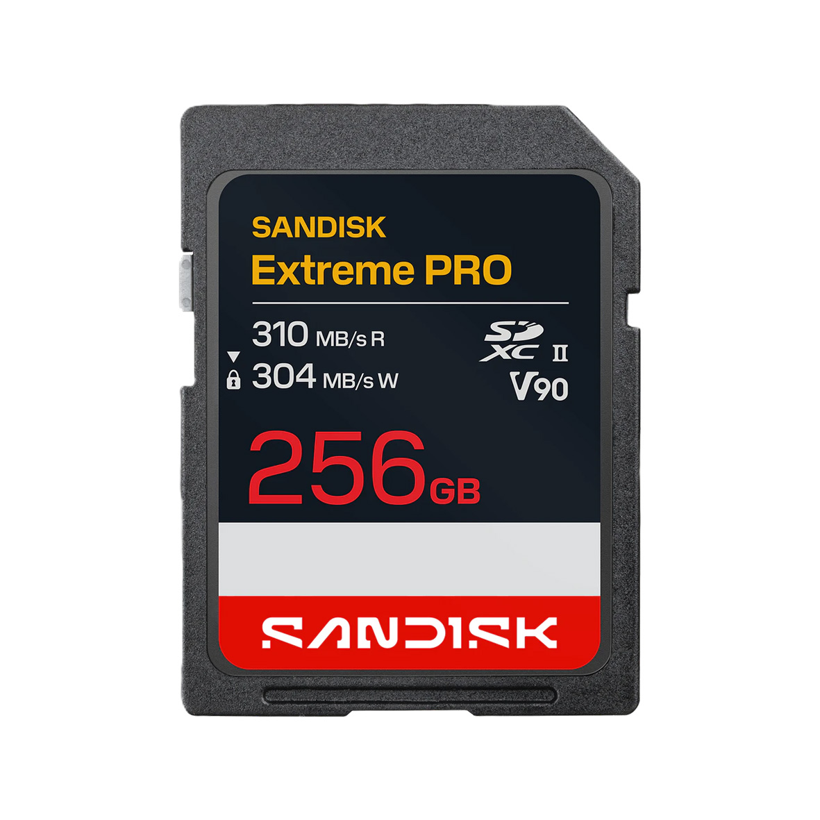 SanDisk 256 GB SDXC Extreme PRO R310MB/s W304MB/s, UHS-II V90, Speicherkarte