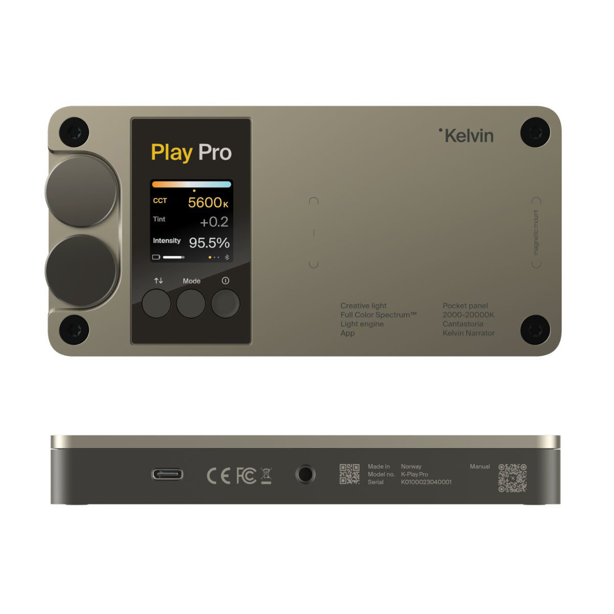 Kelvin PLAY PRO RGBACL LED-Kamera leuchte 7090034250215