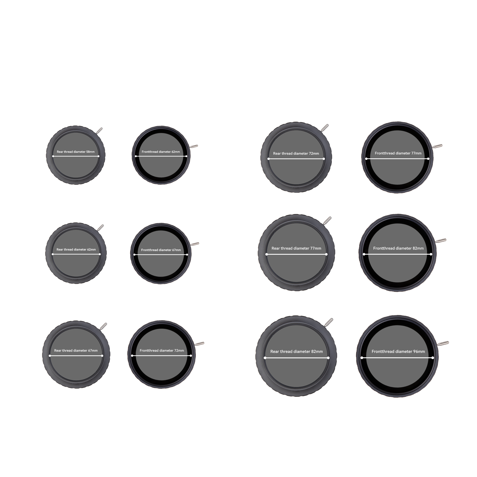 Haida 82 VND NanoPro S 1-5 Stops | UVP € 139,90 | VarioND | variable Density | ND0.3-1.5/2x-32x/1-5Stops | Ultra-Wide-Angle 6977298777645