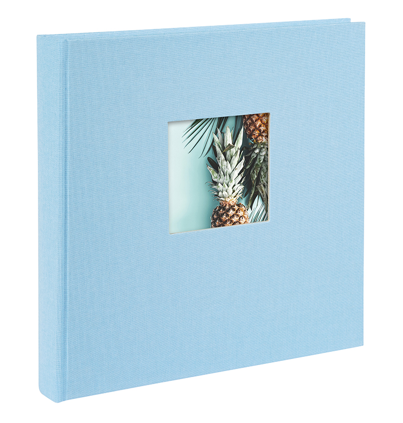 Goldbuch Bella Vista 25x25cm himmelblau Buchalbum mit 60 weißen Seiten