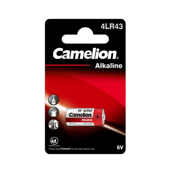 Camelion 4LR43 (Ersatz für PX27*) 6V - 12,7x20,5mm | Alkaline-Batterie | für Minox 35, etc. | *vorbehaltlich Test im Geschäft |
