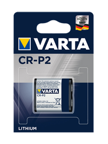 Varta CR-P2 6 V Lithium Fotobatterie Foto-Lithium-Block-Batterie 4008496537242