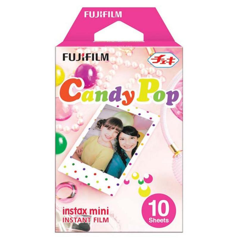 Fujifilm Instax Mini Film CANDY-POP 10 Aufnahmen Sofortbildfilm für Instax Mini Kameras 4547410241587