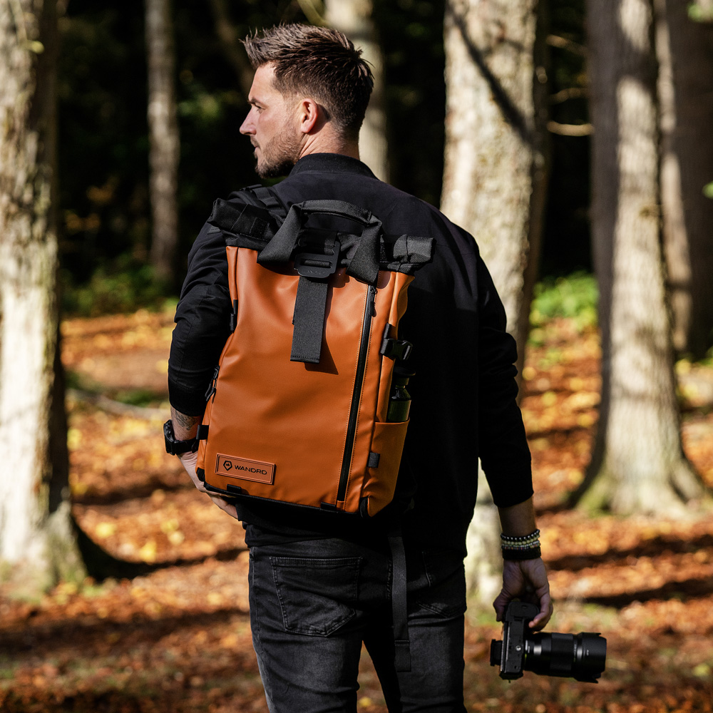 WANDRD PRVKE 31-Liter SedonaOrange Photo Bundle V3 | Orange | herausnehmbarer Camera Cube | Rolltop 0850041678337