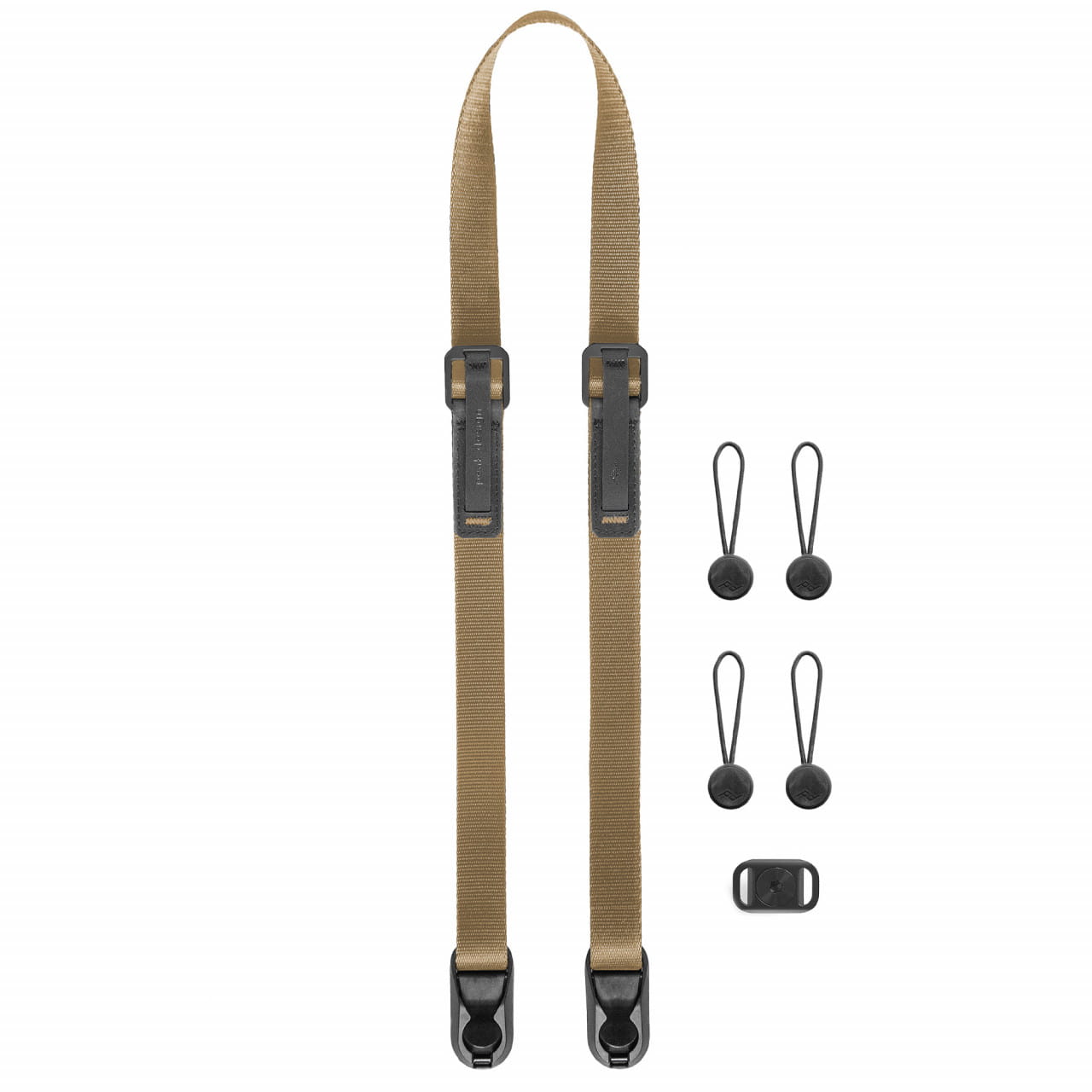 Peak Design Leash Coyote (Braun/Beige) | schlanker Kameragurt für Systemkameras und kleine DSLRs