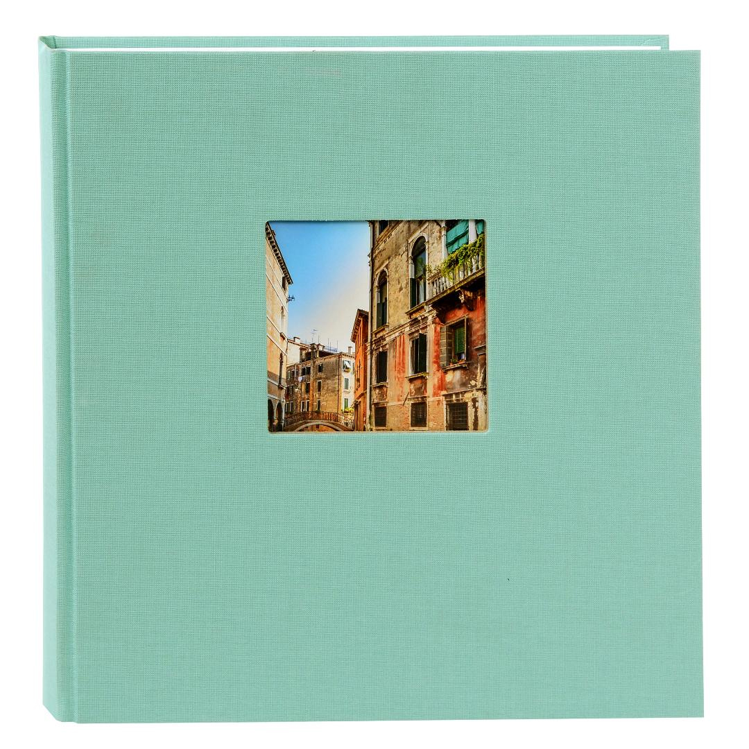 Goldbuch Bella Vista 25x25cm aqua Buchalbum mit 60 weißen Seiten