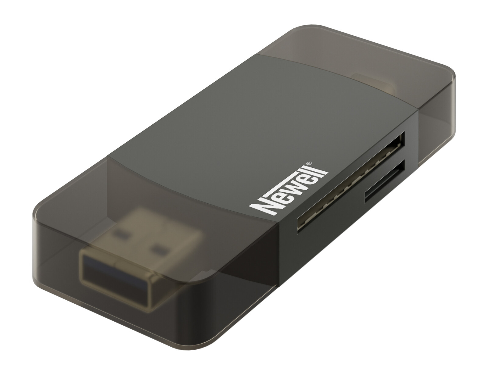 Newell 4in1 Kartenlesegerät für SD-/microSD-Karten | USB-C und USB-A | MicroSD- und SD/SDHC/SDXC | kompakt | iPhone & Android und Co. |