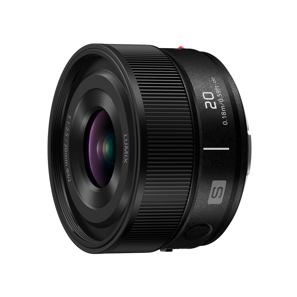 Panasonic S 20mm/2,5 Lumix S-S20E-K 026 | Ø62mm | FullFrame, L-Mount für S-Serie-Kameras | 5 Jahre Garantie nach Registrierung MyPanasonic |