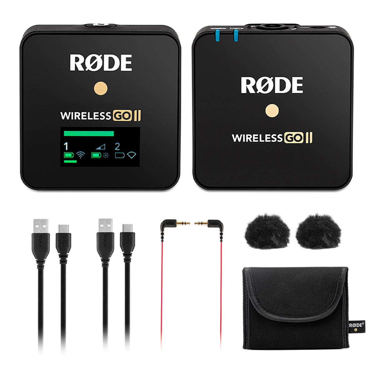 Rode Wireless GO II Single drahtloses Mikrofonsystem mit Sende- und Empfangsm. 0698813007820