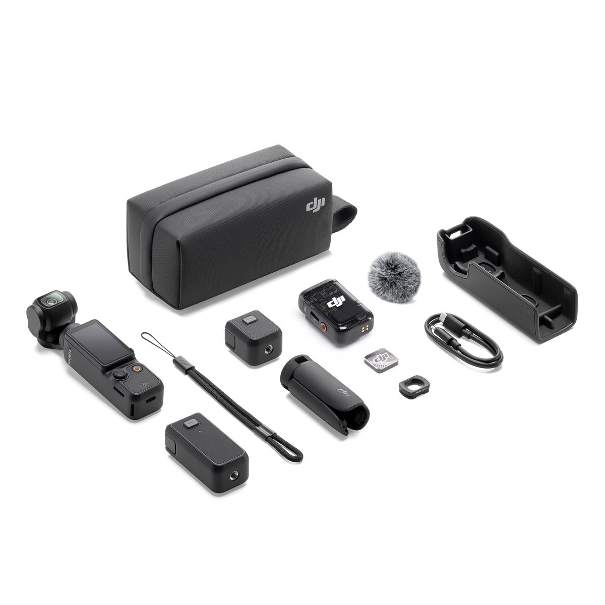 DJI Osmo Pocket 3 Creator Combo | VLOG-Kamera | 1-Zoll-CMOS | 4K/120 fps | 3-Achsen-Gimbal | onboard MIC | für YouTube uvm