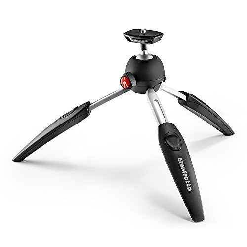 Manfrotto PIXI EVO Ministativ 2-Segment schwarz - 20cm, max. 2,5 kg, ausziehbar 8024221643640