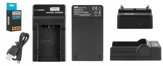 Newell DC-USB Ladegerät Panasonic DMW-BMB9E/FZ82