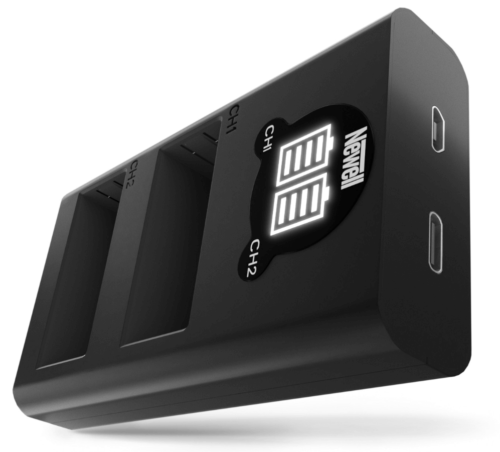 Newell Doppelladegerät Fujifilm NP-W126 (DL-USB-C) Newell Doppelladegerät Fujifilm NP-W126 (DL-USB-C)