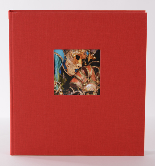 Goldbuch Bella Vista 25x25cm rot Buchalbum mit 60 weißen Seiten