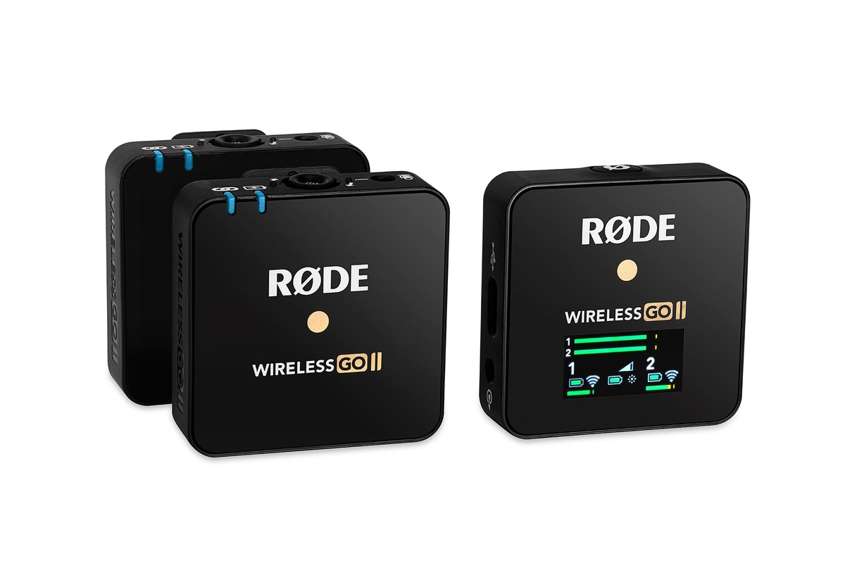 Rode Wireless Go II - 2 Kanal Drahtlos Mic-System - 3-teilig für zwei Sprecher - OSTERDEAL 2025 0698813007110