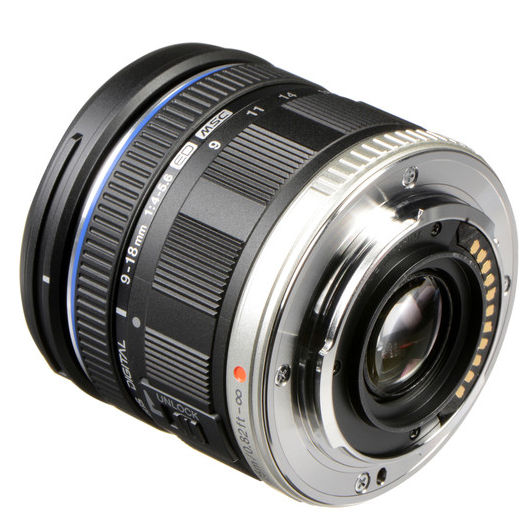 Olympus ED 9-18mm/4,0-5,6 schwarz Ø52mm (Type I) - ABVERKAUF