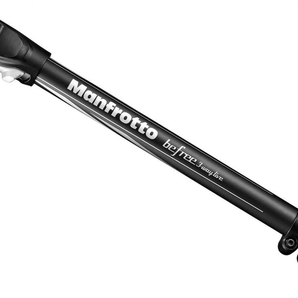 Manfrotto Befree MKBFRLA4BK-3W 3Way Live Adv Alu black - 40-151cm, 2.0kg, max 6kg - Filmen auch im Hochformat 8024221668322