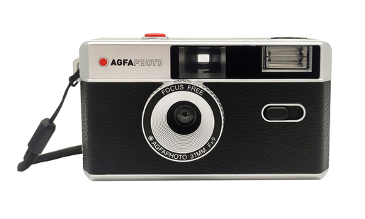 AgfaPhoto analoge Kleinbildkamera schwarz - black Reusable Photo Camera