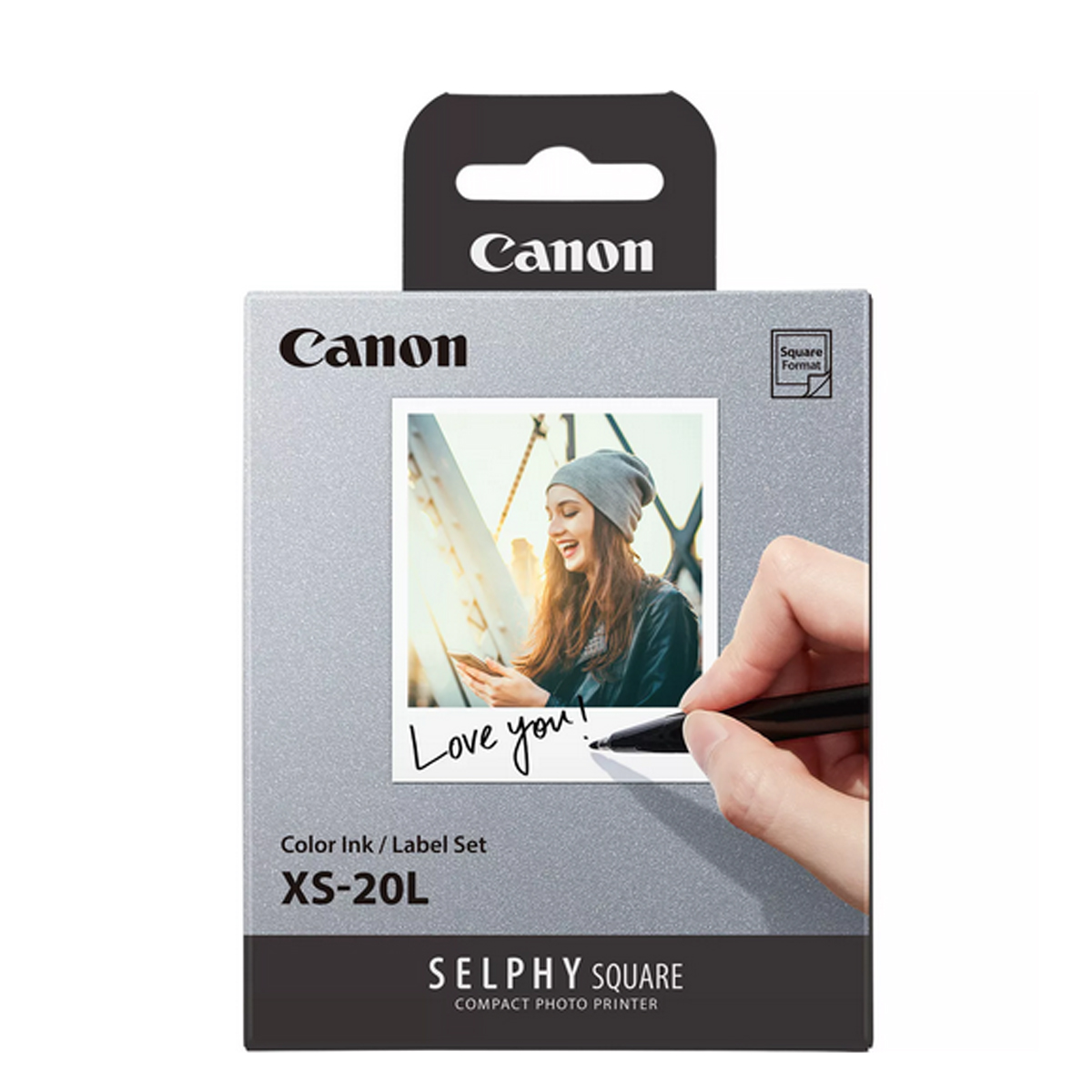Canon XS-20L Set mit Farbtinte u.Sticker für 20 Ausdrucke 72x85 mm 4549292158212