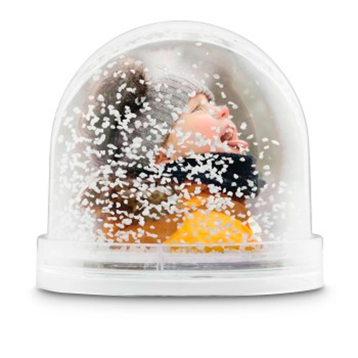 Hama 57778 Schneekugel Fotokugel Winter Kreative Geschenkidee mit dem Lieblingsfoto 6,5x6,5cm