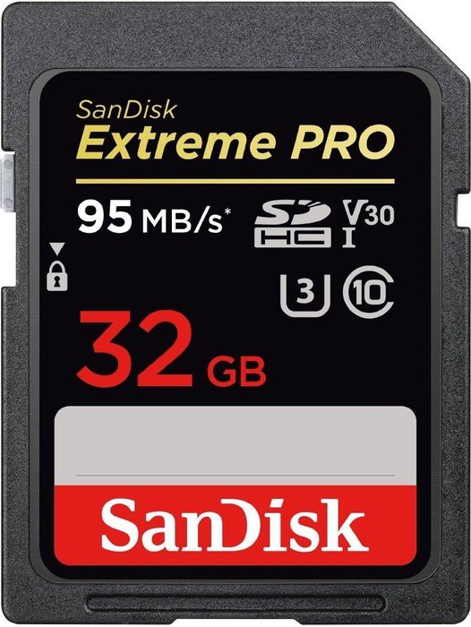 SanDisk SDHC 32GB 100MB/Sek U3 V30 0619659147655