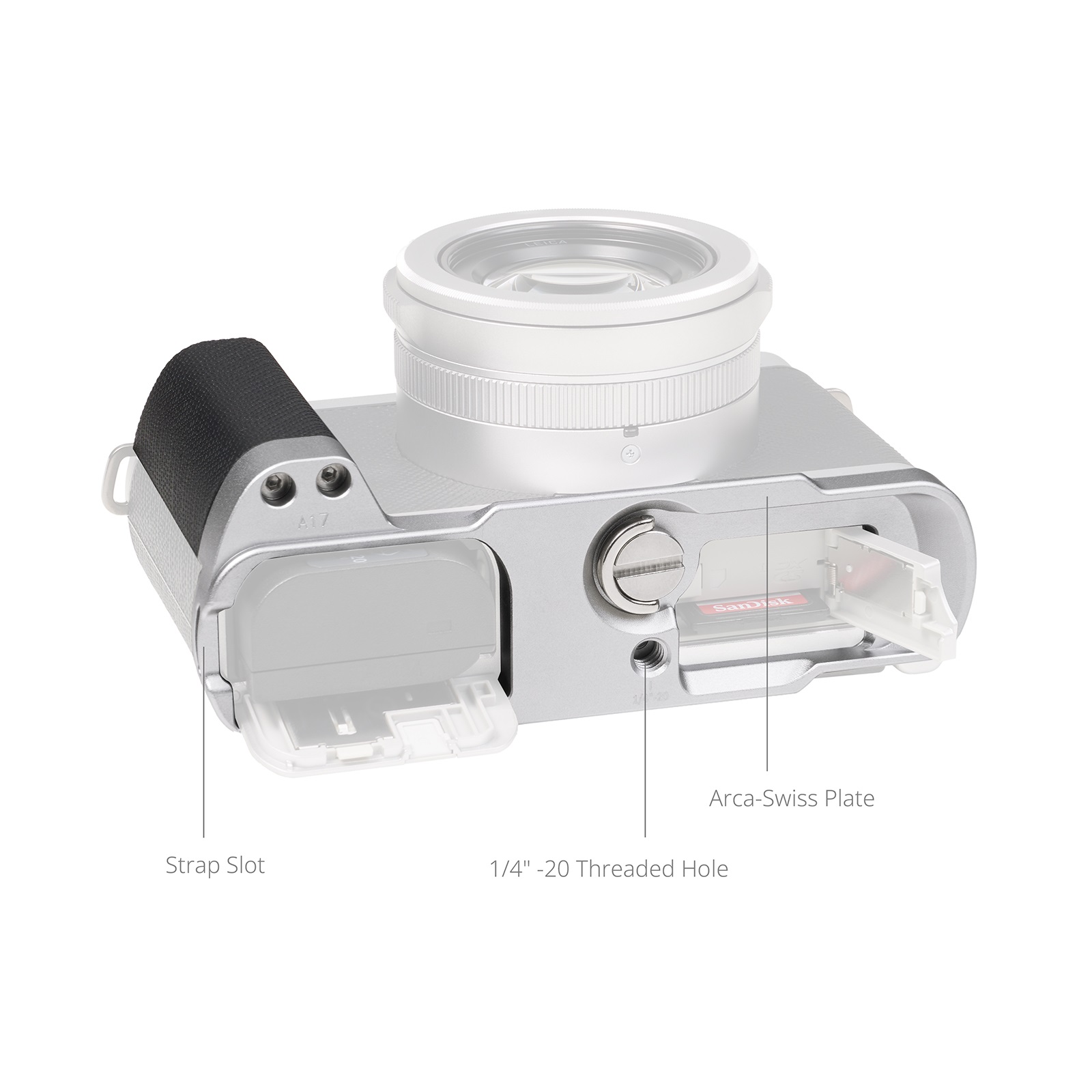 SmallRig 5701 L-Griff für Panasonic DC-L10 silber
