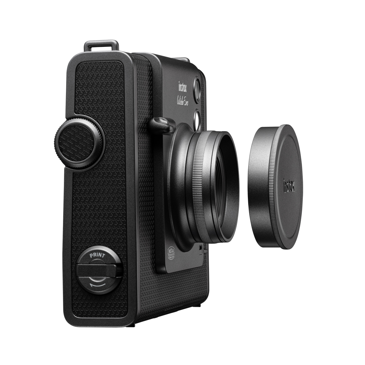 Fujifilm Instax WIDE EVO black EX D Sofortbildkamera Sofortbildkamera für WIDE-Format-Filme | microSD-Card optional | WIDE-Film optional 4547410543377