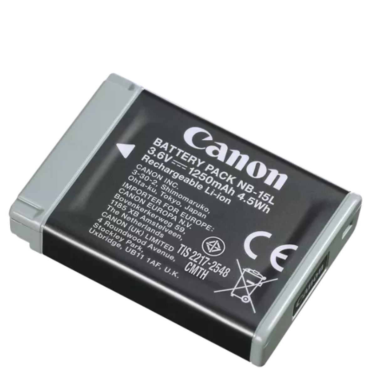 Canon NB-15L Akku | 3,6V | 4,5Wh | 1250mAh |Li-Ion | PowerShot G-Serie | PowerShot SX-Serie |