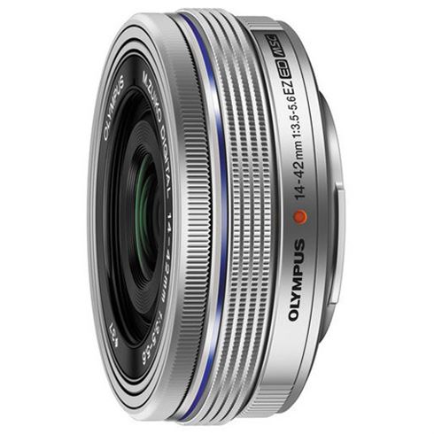 Olympus M-Zuiko 14-42mm EZ silber Pancake 3,5-5,6 bulk | für MFT Olympus u. Lumix Kameras | KB: 28-84mm
