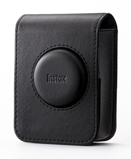 Fujifilm Instax Mini EVO Tasche schwarz aus strapazierfähigem Kunstleder