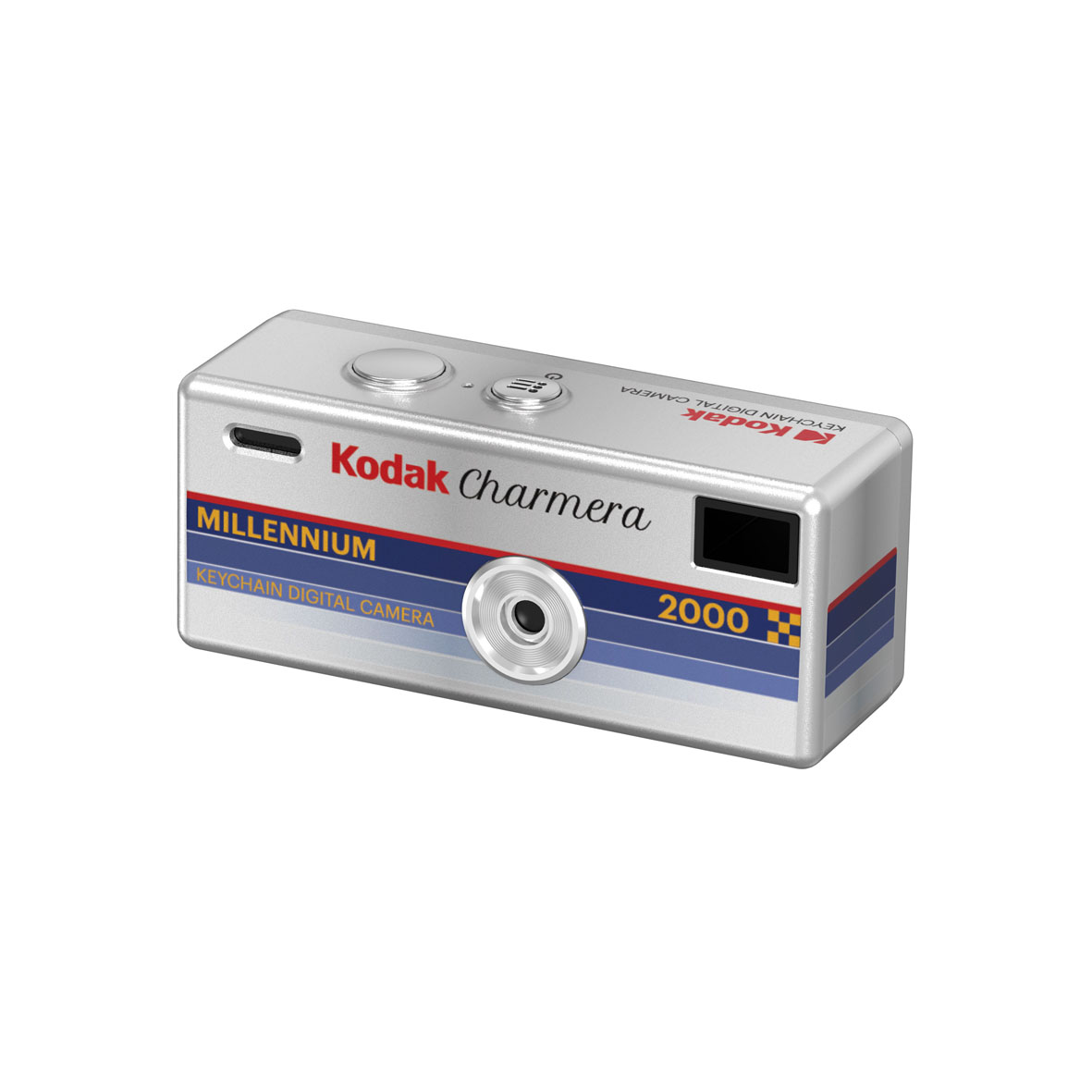 Kodak Charmera MILLENNIUM Schlüsselanhänger | Digicam | Blindbox | 1 von 7 Designs | inkl. USB-Kabel | microSD-Card optional |