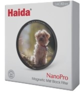 Haida 82 Magnetic Mist Black 1/4 NanoPro Filter | optional Magnetic Adapter Ring |