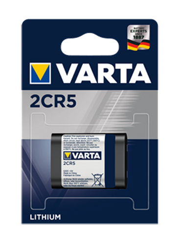 Varte 2CR5 - 6V Lithium Fotobatterie Foto-Lithium-Block-Batterie 4008496537204