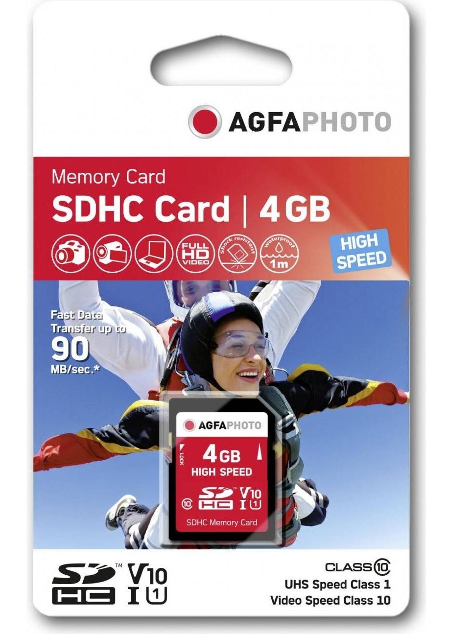 AgfaPhoto 4GB SDHC-Karte Class10 4250255101670