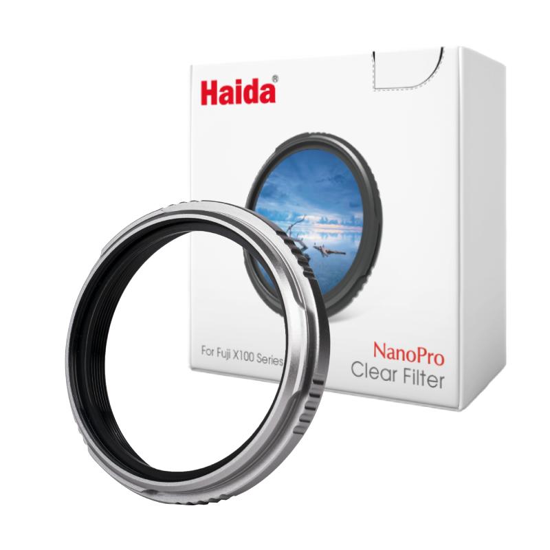 Haida X100 Clear Protector NanoPro Filter (silver) | silber | Fujiflm X100-Series | inkl Lens Cap | beliebt für X100VI 6972288557795