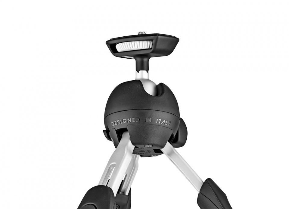 Manfrotto PIXI EVO Ministativ 2-Segment schwarz - 20cm, max. 2,5 kg, ausziehbar 8024221643640
