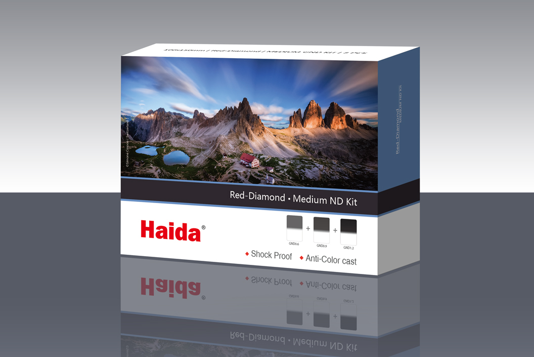 Haida 150 Red-Diamond Medium ND Kit Verlaufsfilter 3x 150x170mm UVP € 499,90 GND0.6/GND0.9/GND1.2 6900574630723