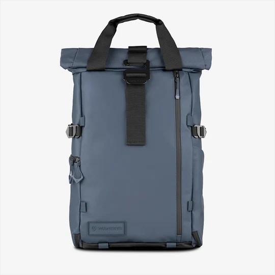WANDRD PRVKE 31-Liter Aegean Blue Photo Bundle | V4 | meer-blauer Fotorucksack | herausnehmbarer Camera Cube | Rolltop |