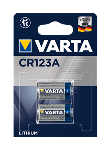 Varta CR123A Foto-Lithium-Batterie Doppelpack 4008496537327