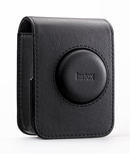Fujifilm Instax Mini EVO Tasche schwarz aus strapazierfähigem Kunstleder