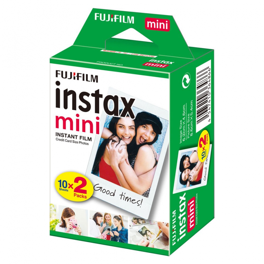 Fujifilm Instax Mini Film 2x10 Aufnahmen - STAFFELPREIS BEACHTEN - ab 2 Pkg. günstiger! 4902520279385