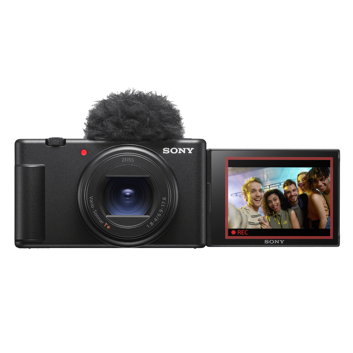 Sony ZV-1 II Allround-Kamera für Foto u. Film ZV1M2BDI | klappbares Touch-Disply | FullHD-Video | Zeitraffer | Zeitlupe | WLAN