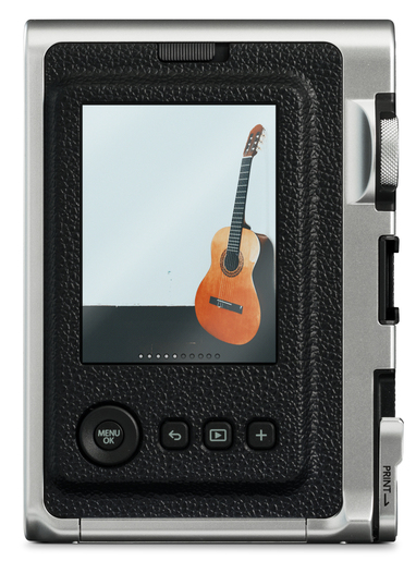 Fujifilm Instax Mini EVO schwarz/silber - hybride Sofortbildkamera für Fujifilm Instax Mini Filme 4547410462555