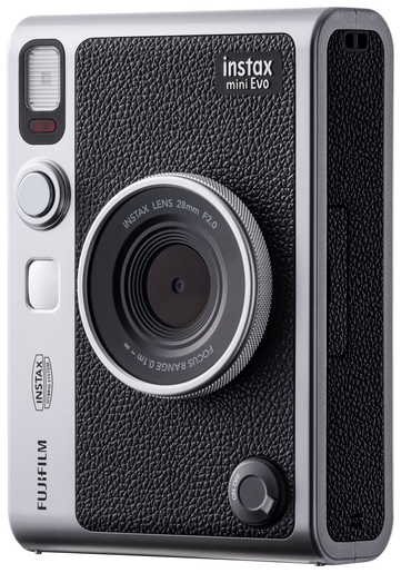 Fujifilm Instax Mini EVO schwarz/silber - hybride Sofortbildkamera für Fujifilm Instax Mini Filme 4547410462555