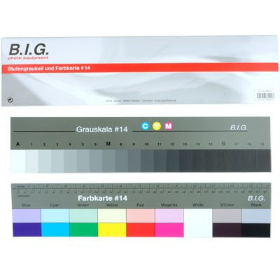 BIG Stufengraukeil und Farbkarte #14 - 36cm