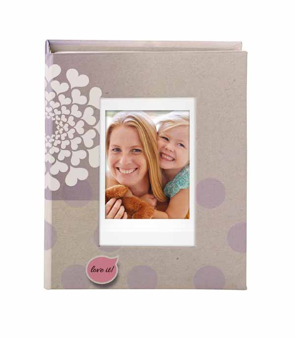 Fujifilm Instax Mini Pocket Album Dots Album für 80 Mini-Sofortbilder 4260010852884